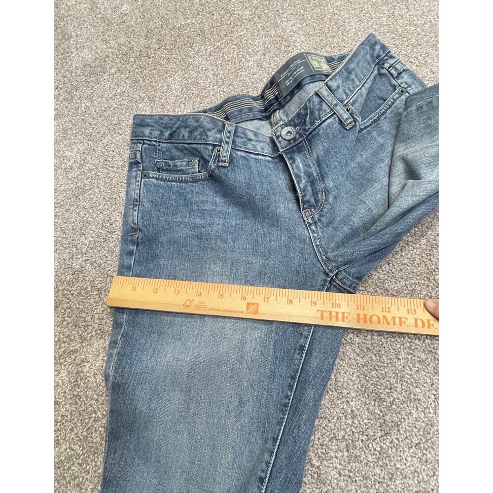 Y2K Indie Sleaze 2000s Converse One Star Low Rise Flare Jeans Size 6 Faded Blue - Picture 9 of 12